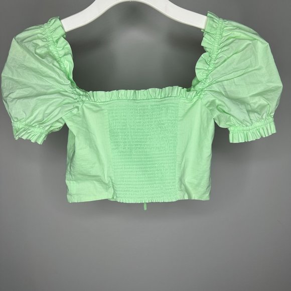 Aritzia Sunday Best Lace Up Crop Top - Picture 2 of 3